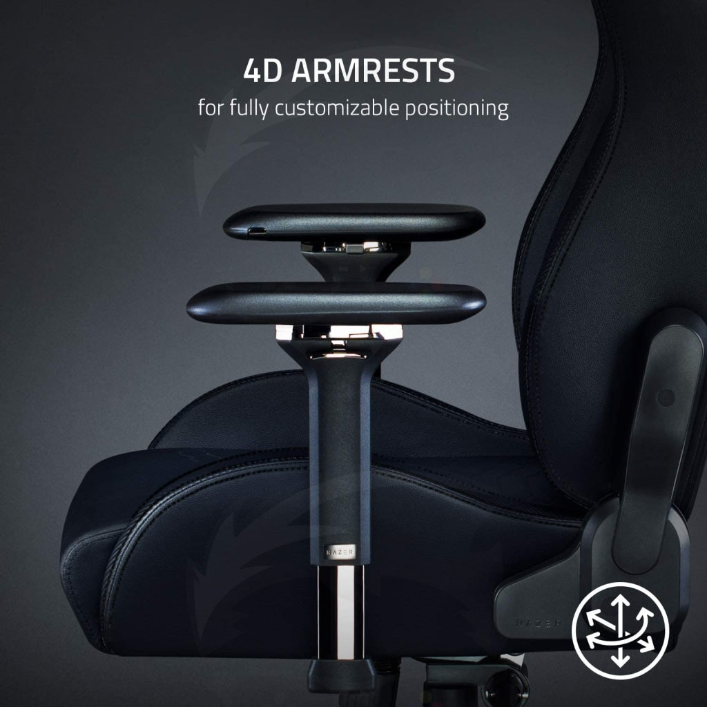 Razer Iskur - Black Gaming Chair with Built-in Lumbar Support Razer Iskur - Black Gaming Chair with Built-in Lumbar Support